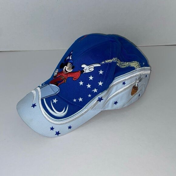 Walt Disney World Resort Mickey Fantasia Sorcerer Hat Baseball Cap Youth - Picture 2 of 8